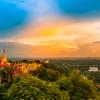 mobile slide Mandalay Hill is a major pilgrimage site. A panoramic view of Mandalay from the top of Mandalay  Mandalay  Myanmar